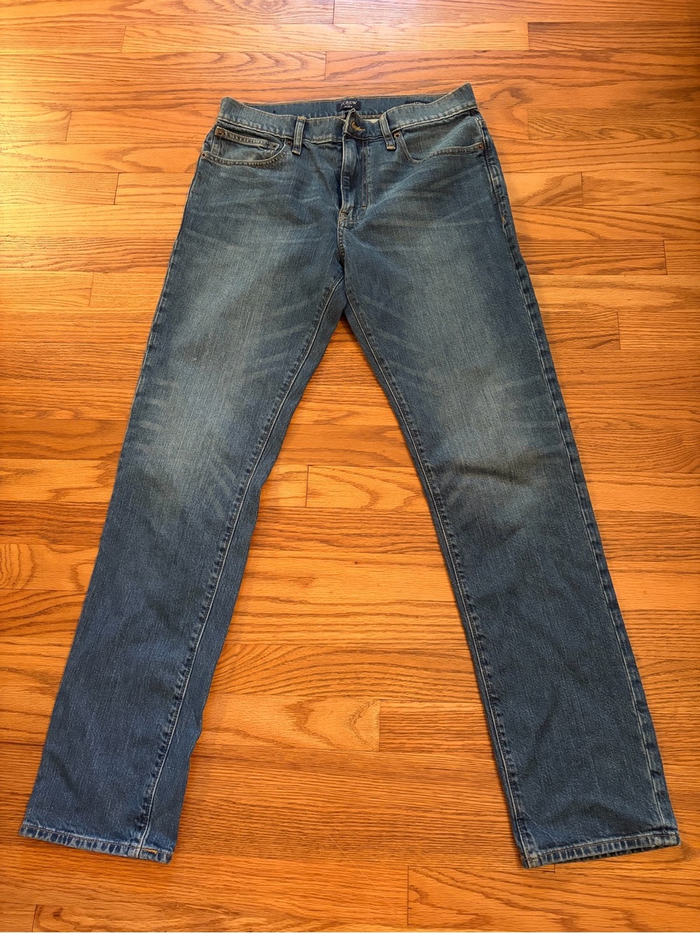 J. Crew Men's Medium Blue Straight-Leg Jeans